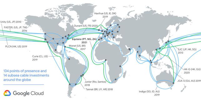Google subsea cable investments