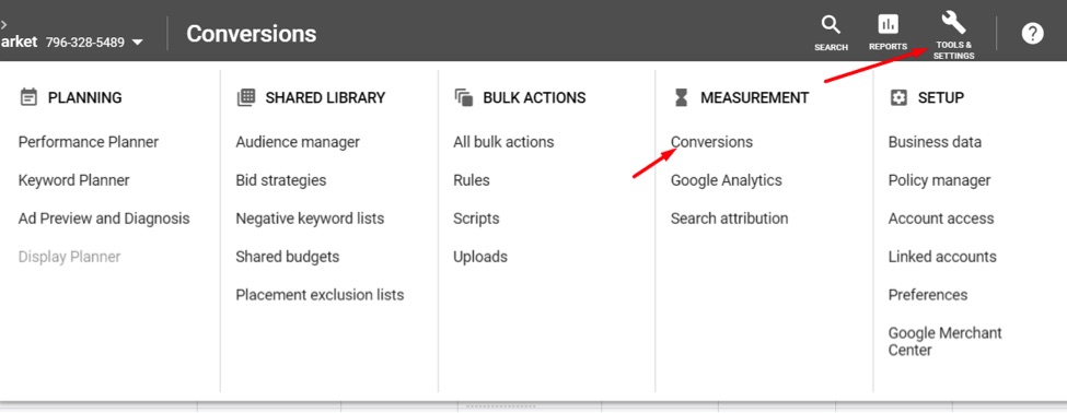 Identify the attribution model set up in Google Ads for conversions that use that conversion pixel at Tools  Settings  Conversions.