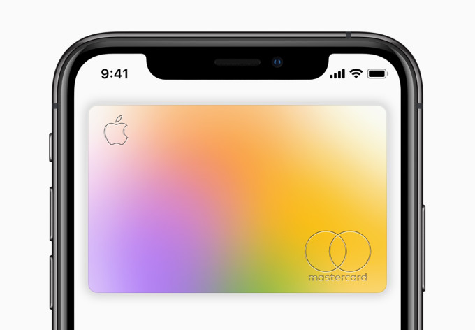 Apple Card available today card on iPhoneXs screen 082019
